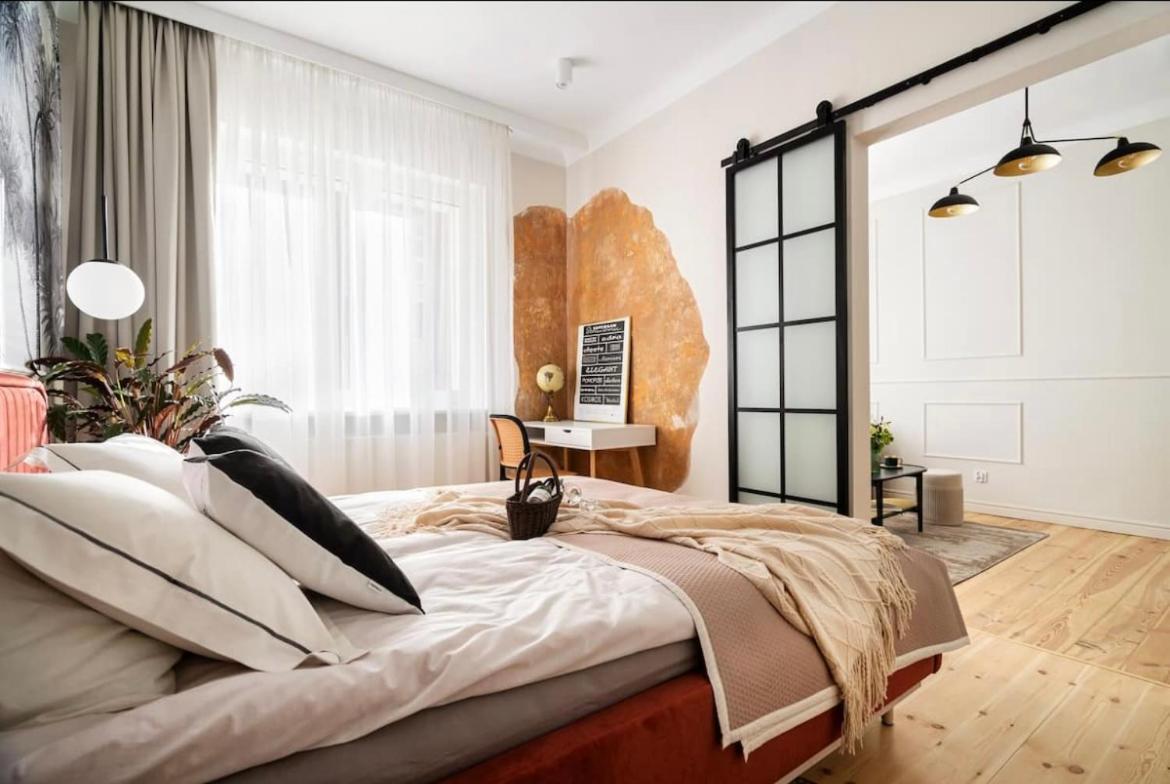 Boutique 2 Room Apartment In Center Of Szczecin Exterior foto